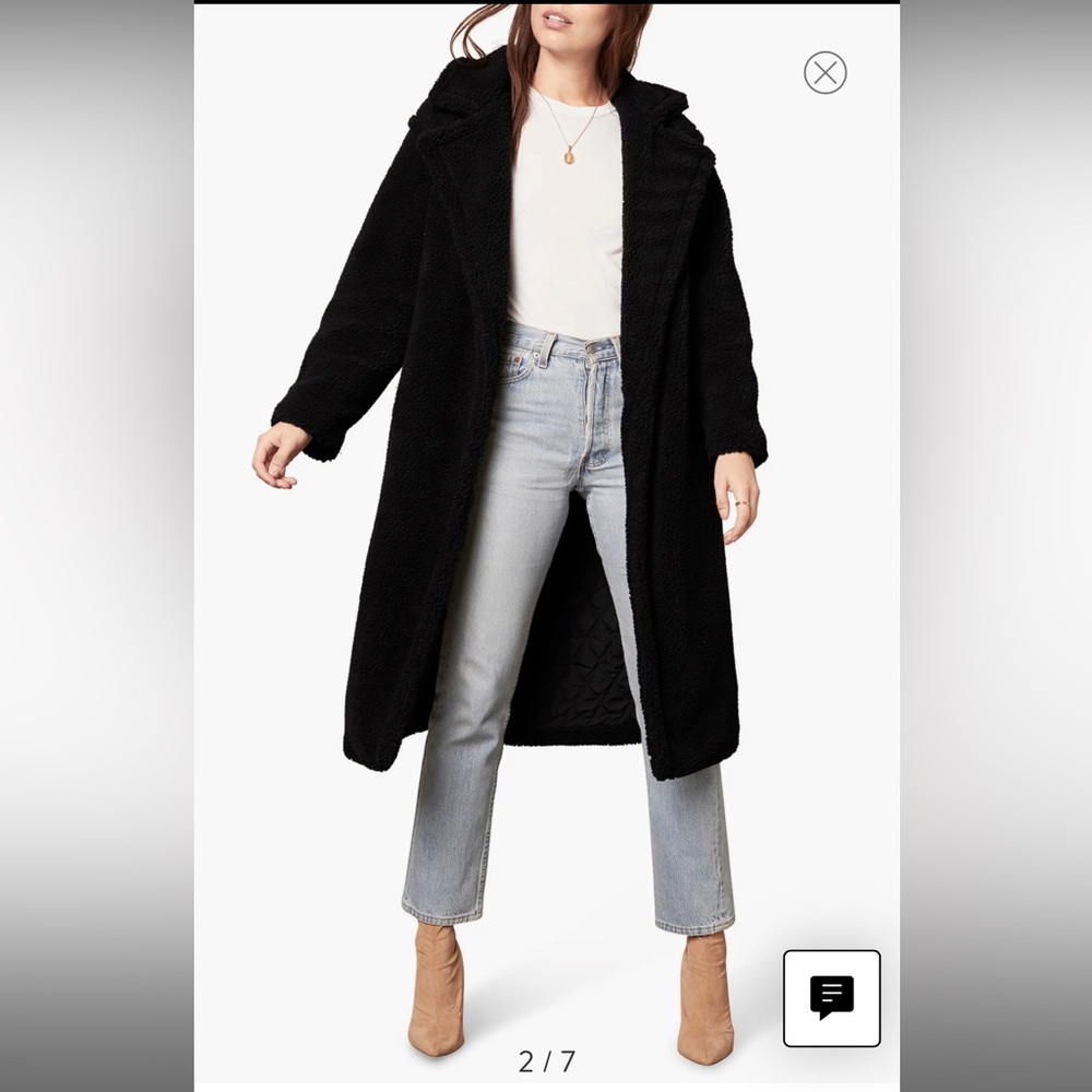 COPY - NWT BB Dakota long teddy coat with buttons #teddy #coat #bbdakota